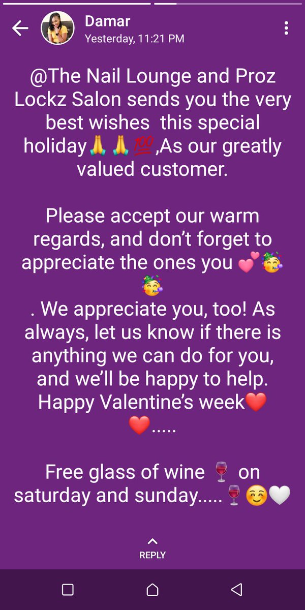NailProz's tweet photo. Message from @Damar https://t.co/BsPC4194VT