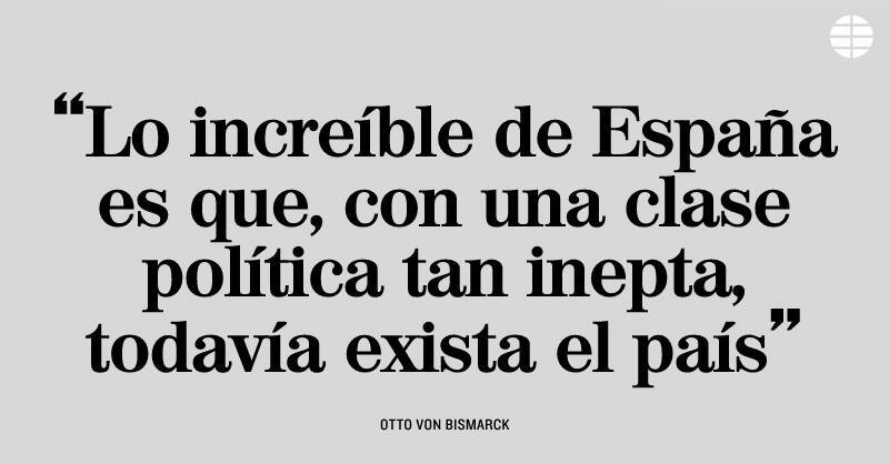 elmundoes's tweet image. Nuestra frase del día 

✍ Otto von Bismarck