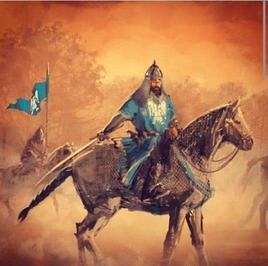 ADereyuzu's tweet image. Kıpçak hânı Sultan Baybars tahta çıkarken.
"#Baybars çok az uyuyan ve hiç dinlenmeyen komutan bir sultandı. On yedi yıllık hükümdarlığı boyunca atının üstünden hiç inmemiş, 110.000 km at sürmüş, yirmi biri Franklara karşı olmak üzere otuz sekiz savaşa katılmıştı.