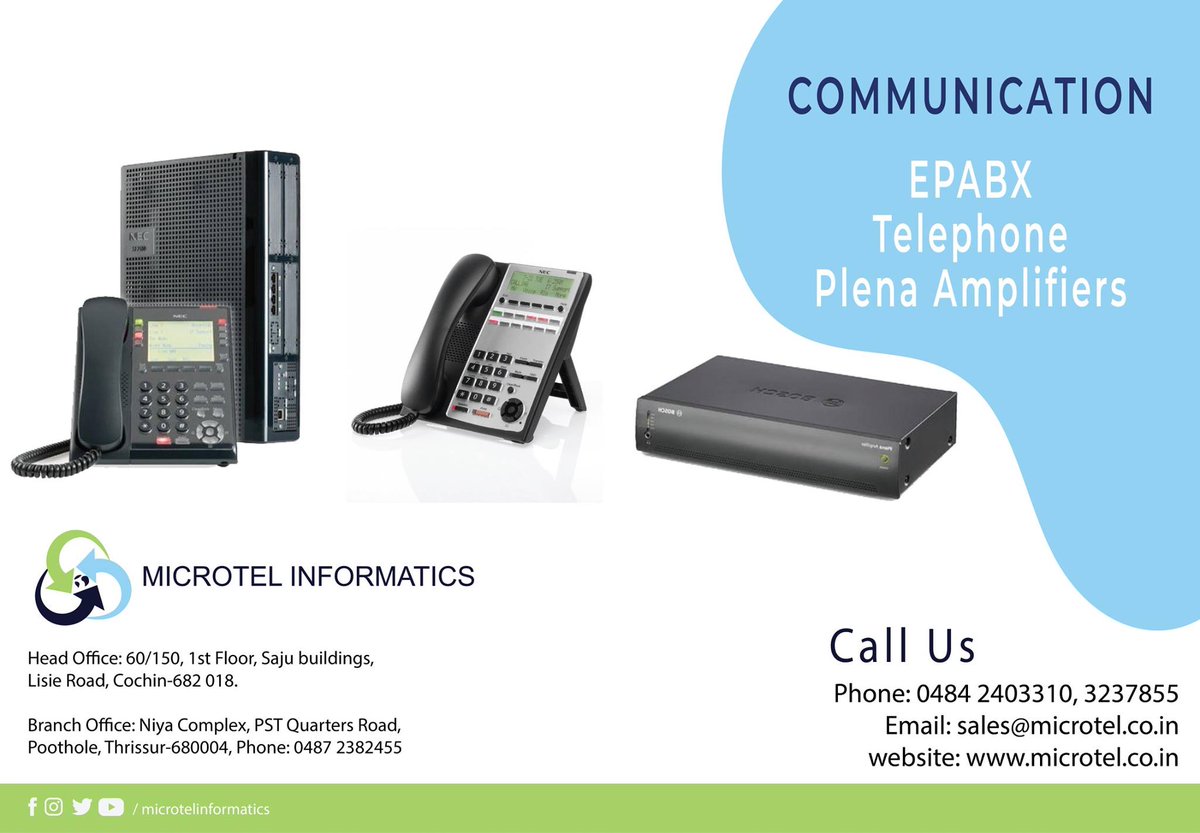 Microtelkochi's tweet image. We have the perfect telecoms solution for you, irrespective of whether you are a small or large scale business holder.
#microtelinformatics #telecommunicationsystem #serviceprovider