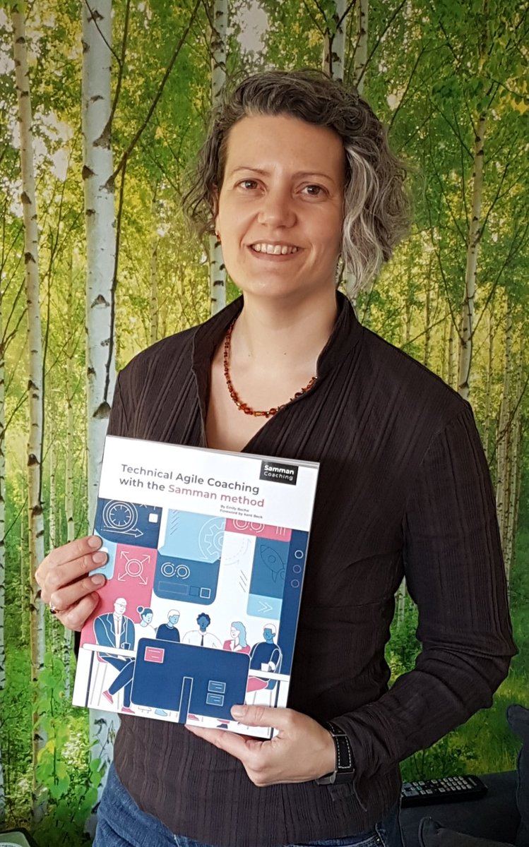 emilybache's tweet image. This is me, holding an actual copy of the actual book I just wrote, edited and self-published! So exciting! Physical copies available now via lulu.com and other major outlets.