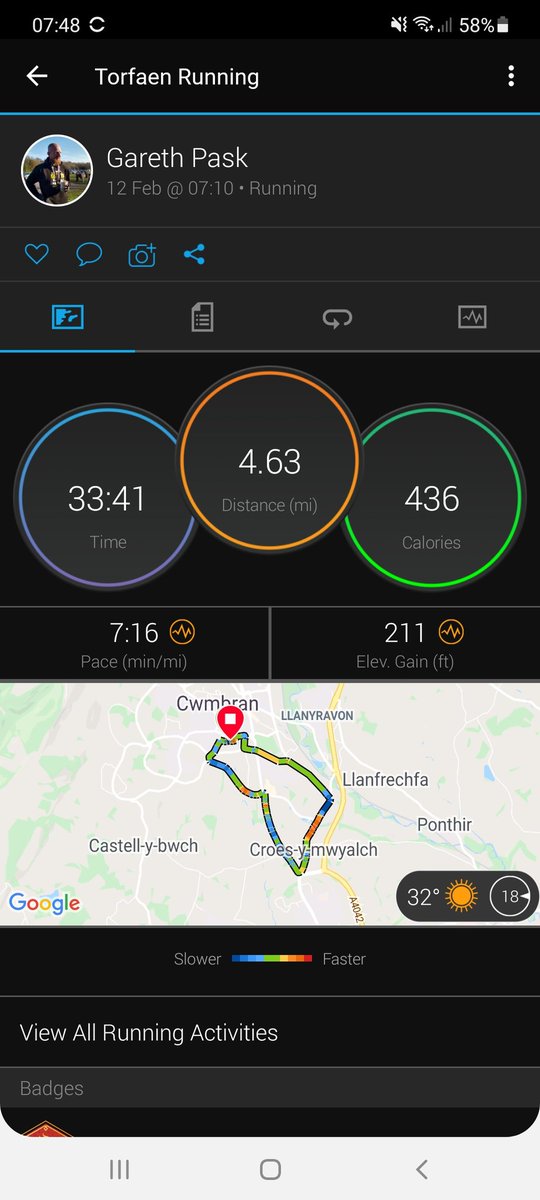 gazzapask1980's tweet photo. Nice and fresh out there today love running in this weather #run #training #fitness #getsomeworkdone https://t.co/mjomtoHkqK