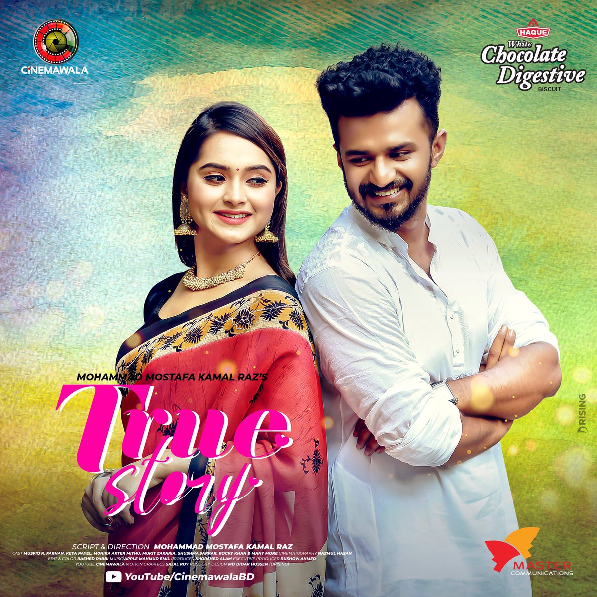 mm_raz's tweet photo. #ট্রু_স্টোরি আসছে  ১৩ ফেব্রুয়ারী রাত ০৮-৫০ নি এ এটিএন বাংলা এবং ০৯.৪০ মি. এ শুধুমাত্র সিনেমাওয়ালা ইউটিউব চ্যানেলে! 

#TrueStory
#MusfiqRfarhan
#KeyaPayel
#Cinemawala
#MasterCommunications
#ThisValentine
#13thFebruary 
#CinemawalaYouTubeChannel https://t.co/Sx01WEkYyo