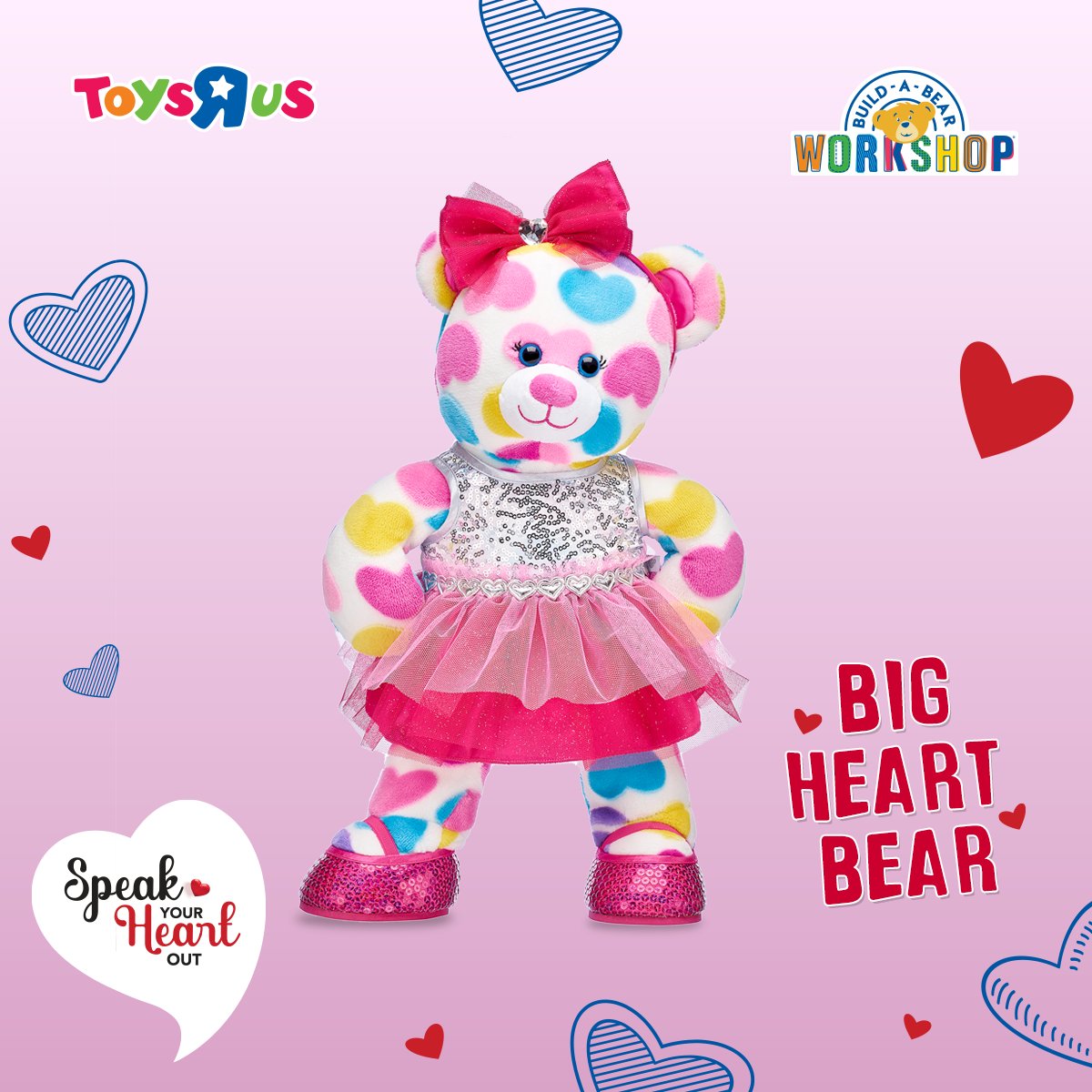 toysrus_india's tweet photo. Let your love be heard loud and clear with Big Heart Bear from #BuildABearIndia. #ToysRUsIndia #valentinesday2021 https://t.co/xfYU8mHb6X