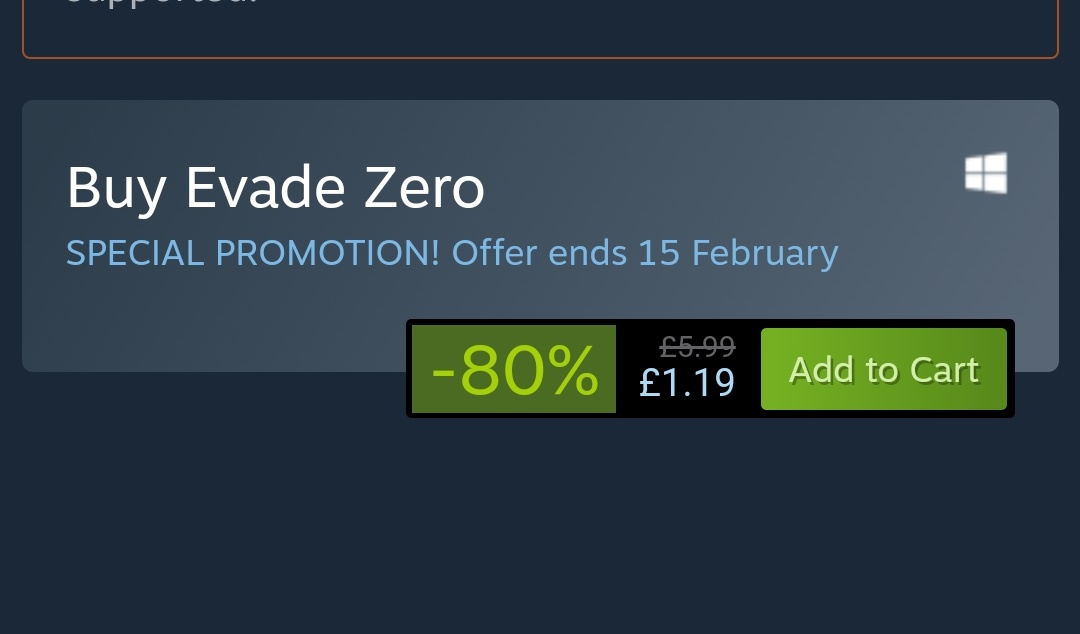 _ElectronicMoon's tweet photo. Happy Chinese New year. To celebrate Evade is on a crazy sale. Grab it now while it's this cheap. https://t.co/gcRxNlgLUW https://t.co/6xo2XOTfut
