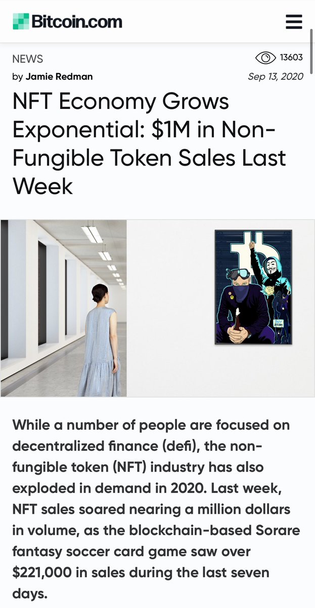 6) That digital collectible could end up being worth more than the initial sale value depending on scarcity, art design, & even the success of the company itselfSo if the company grows, the value of your subscription token growsNow you have ownership in the companies growth