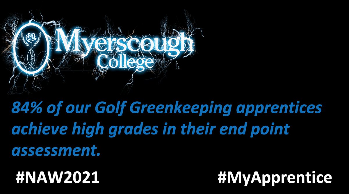 Did you know that so far 84% of our Golf Greenkeeping Apprentices have achieved high grades in their end point assessments 🙌🎓⛳️
You can contact us about our programmes here: myerscough.ac.uk/get-in-touch/
#NAW2021 #BuildTheFuture