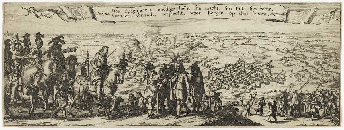 SYDENHAM POYNTZ NO:2'Necessitie forced mee' to enlist in Lord Vaux's regt of English Catholics fighting in Spanish service.In 1622, at the Bergen op Zoom siege, he was taken prisoner by English Protestants engaged in Dutch service - where, luckily, his uncle was an officer!