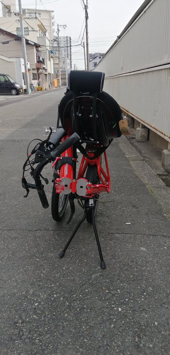 HCWORKS1974's tweet photo. Azubさん、元気な様子で良かった!
#リカンベント
#折り畳みリカンベント
#Azub
#recumbent https://t.co/xa1oBWp6ZH