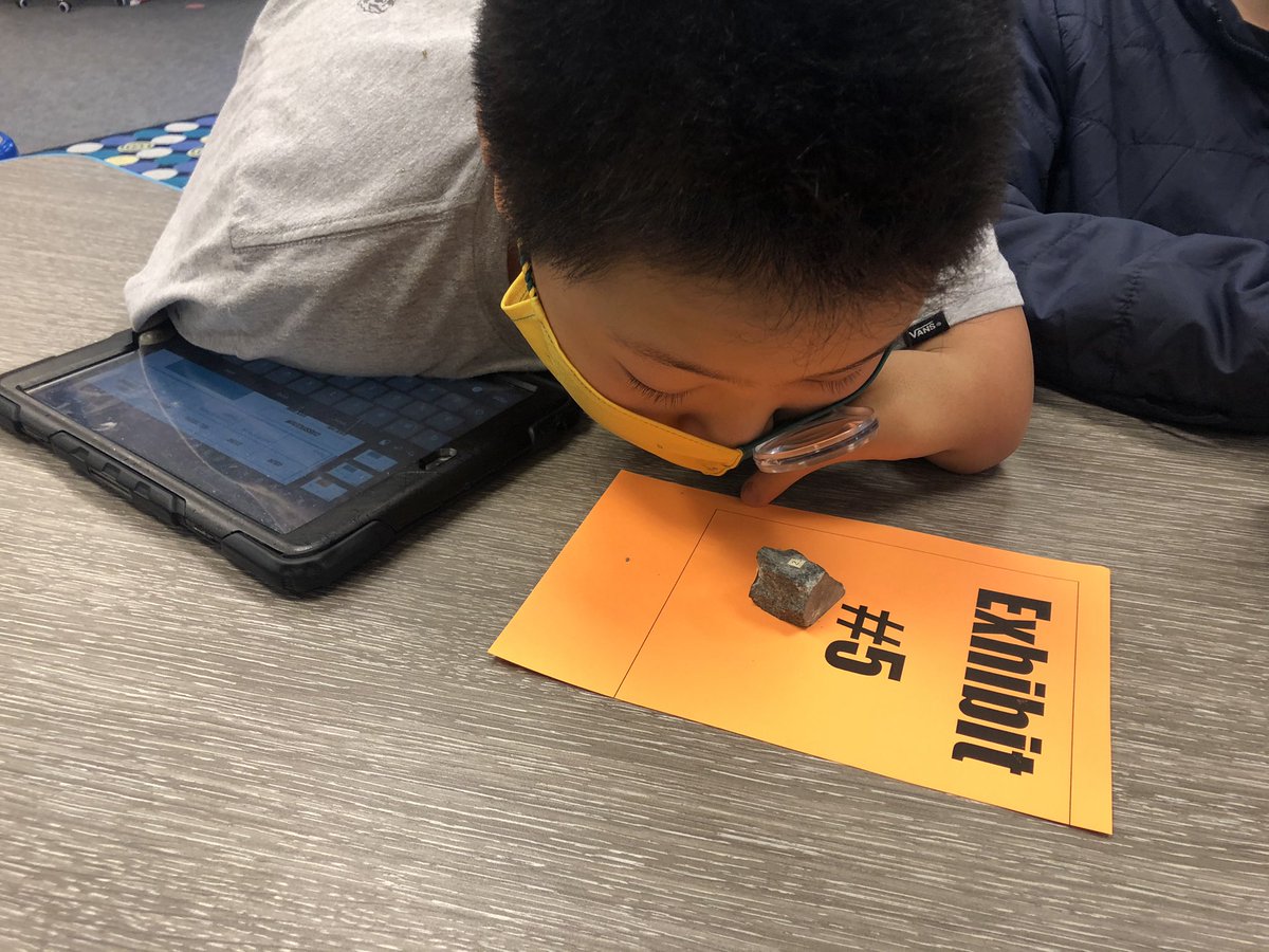 mrsbrown_RES's tweet photo. The Randolph Rock Museum was a hit! Ss recorded observations to use for classifying each rock with a dichotomous key. Their favorite exhibit? The petrified dung in the fossils section. 😂 #5graderocks #youbelonghere https://t.co/YzNmX94vD8