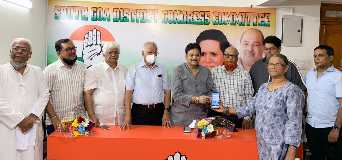 digambarkamat's tweet photo. Congress confident of having record membership in Goa. South Goa Digital Membership of @INCGoa launched by @INCIndia Membership Observer for Goa Prakash Rathod, Sunil Hanumannavar, Mansoor Khan in the presence of @luizinhofaleiro, @ReginaldoGoa, @bhaikhalap, @MKShaikGoa &amp; others. https://t.co/zl2ognA8iQ