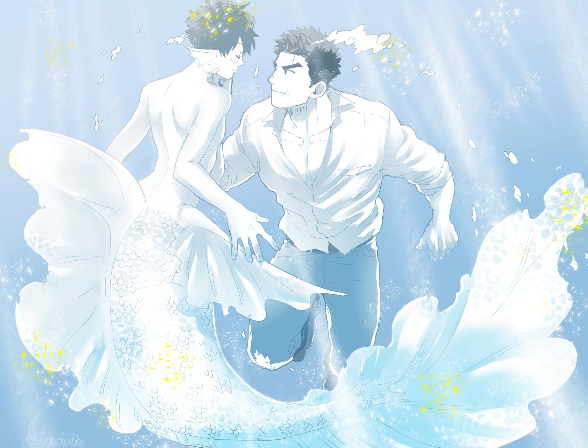 海の底から恋をしている 素敵企画ヤッター フグチリ オ ショパパのイラスト