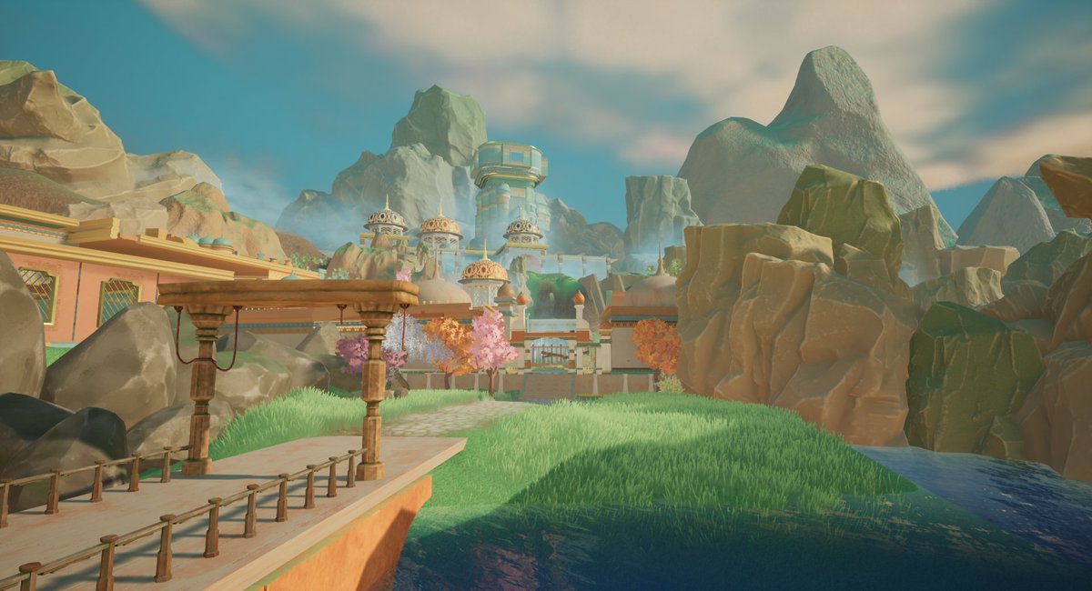 Graouh's tweet image. Less than one week before the end of Echo of the Sky ! #WIP #UE4 #studentgame #gamedev