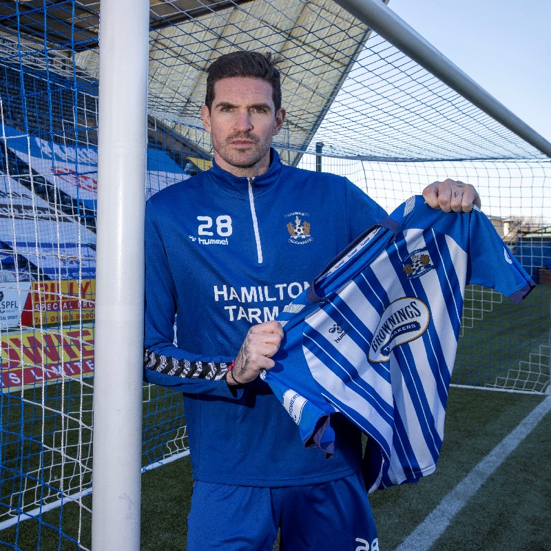 KilmarnockFC's tweet photo. The striker has joined until the end of the season.