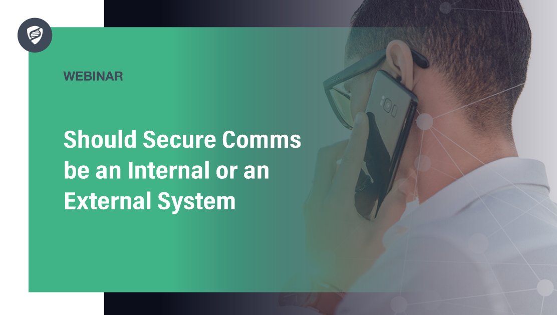 saltcontrol's tweet image. Our latest webinar &quot;Should Secure Comms be an Internal or External System&quot; is available for download, find out what our CEO had to say.

buff.ly/2KExMwe

#Webinar #SecureComms #InternalSystems