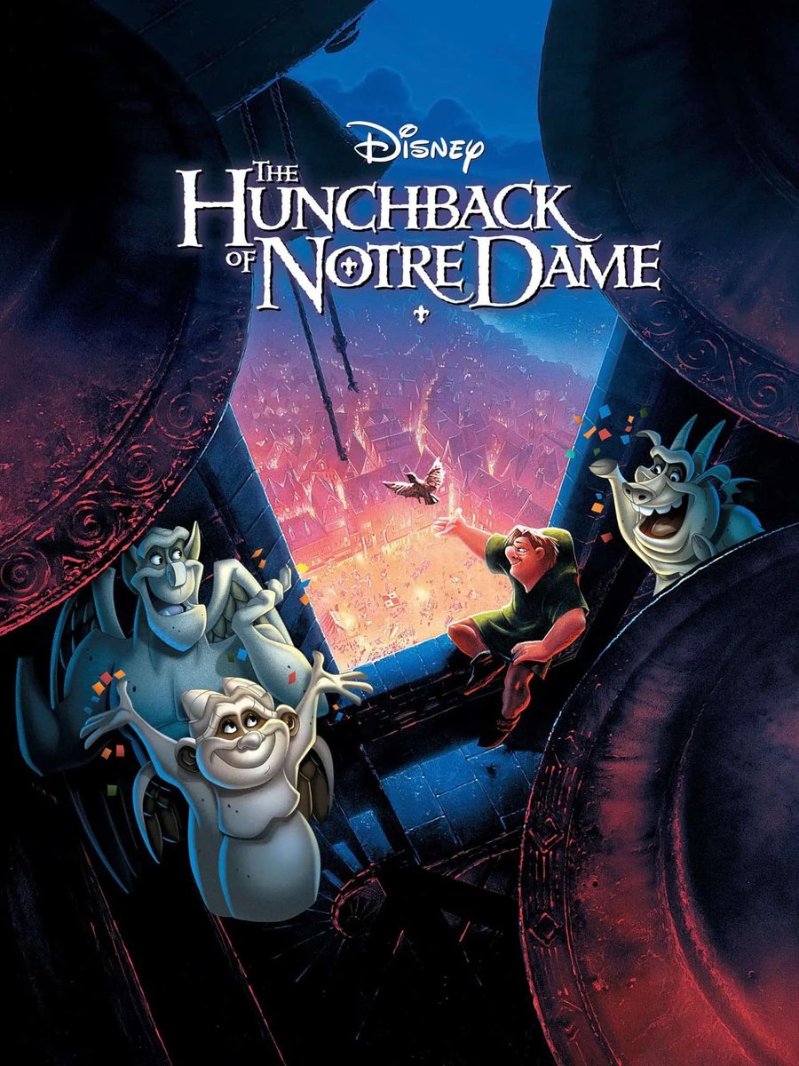 Je n'avais jamais vu Le Bossu de Notre-Dame et j'ai réparé cette erreur. J'ai été happé par l'histoire de Quasimodo. Esmeralda est culte. Frollo est un pur salaud, l'antagoniste le plus cruel jusqu'à présent. Les gargouilles servent de ressort comique mais sont dispensables. 9/10