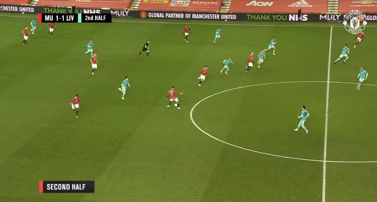 (2) It’s no secret that we’ve seen improvement in Greenwood’s all-round play in recent weeks. His anticipation and vision have really impressed me. He’s shown us that he’s starting to make smarter adjustments/better decisions while in possession in deep + wide areas. In some —