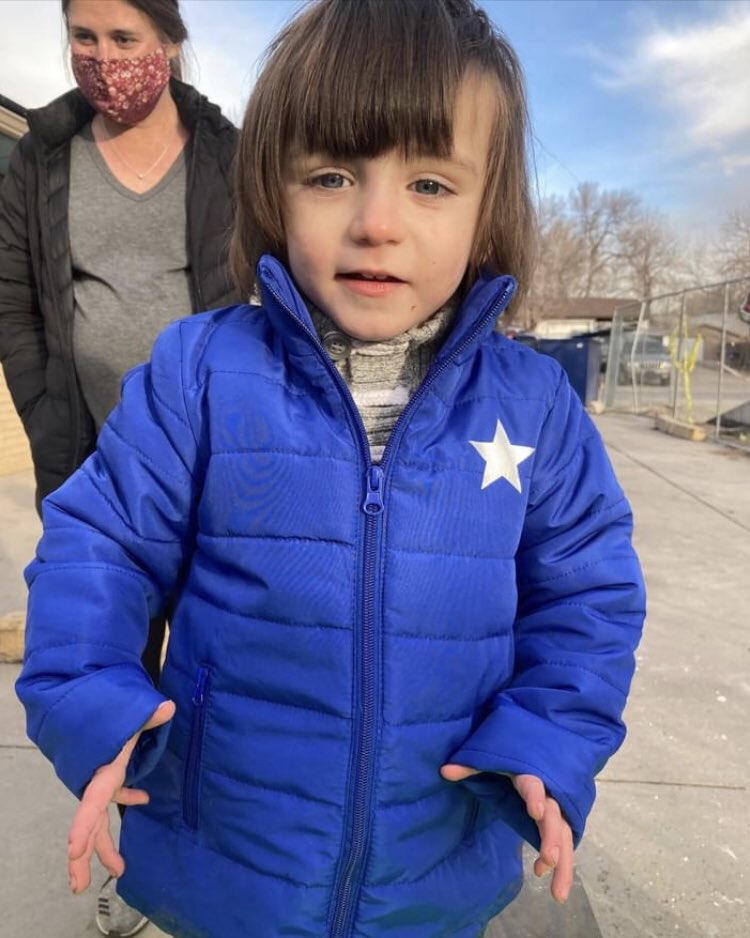 This little cutie looks nice and warm! Thank you <a href="/baby2baby/">Baby2Baby</a> for your continued partnership and for sending these adorable coats our way! #CoatsforColoradoKids #walkinginawinterwonderland #letitsnow #fridayfeels #FeelGoodFriday