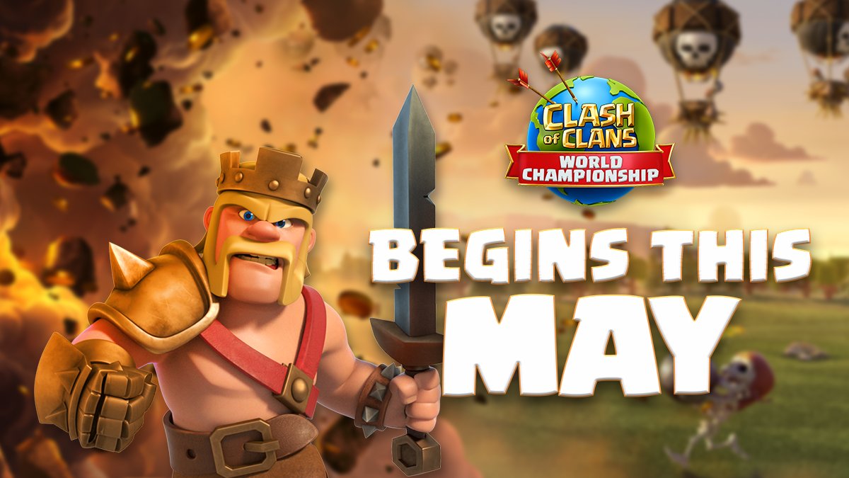 CoCEsports's tweet image. Here's the news you've been waiting for Chiefs...
Clash of Clans World Championship begins MAY 2021! ⚔️

Read more: supr.cl/Schedule2021

#ClashWorlds #ClashEsports