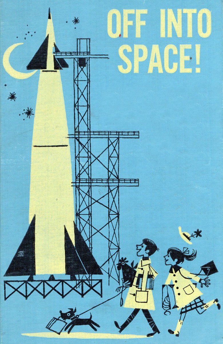 presentcorrect's tweet photo. Friday, we have lift off! 

Off into Space, 1966.
https://t.co/6EOkMfBd9j https://t.co/0LP7K4zhho