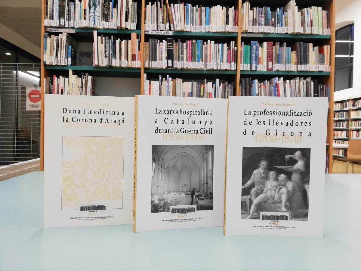 bibliobisbal's tweet photo. El @COMBarcelona ens ha fet arribar algunes de les publicacions guanyadores del Premi Oleguer Miró i Borràs, destinat a premiar treballs d’investigació sobre la Història de la Medicina.

Moltes gràcies!

#biblioteca de @labisbalemporda https://t.co/BAvxgecS25