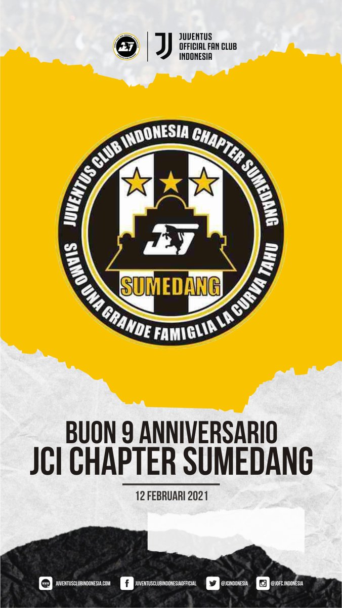Hari ini 12 Februari 2021, JCI Chapter Sumedang merayakan hari jadinya yang ke-9.

Selamat ulang tahun JCI Chapter Sumedang! 

Semoga semakin kompak, solid, bersinergi dan menjadi rumah terbaik bagi Juventini di Sumedang.

Buon 9 Aniversarrio <a href="/JCI_Sumedang/">Juventini Sumedang</a>!