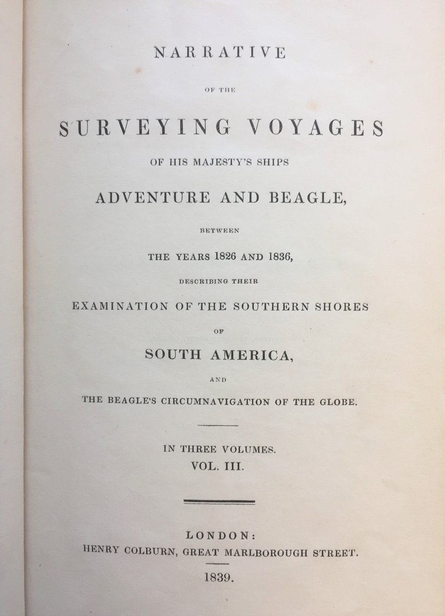 Reading other books of exploration encouraged Darwin to chronicle his own voyage. His bestseller was published in 1839 as Darwin’s ‘Journal of Researches.’ A revised 2nd edition was published in 1845 with a dedication to Charles Lyell and his “admirable Principles of Geology.”