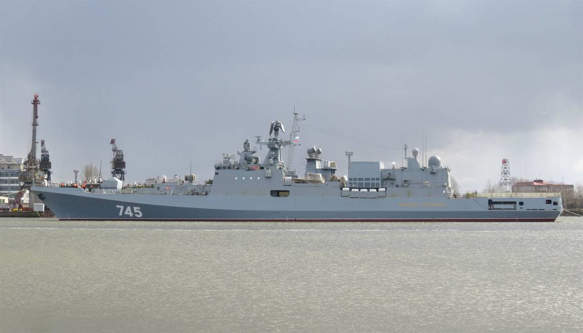 sohailahmedsa's tweet photo. ๐ท๐บ Russian Guided Missile Frigate "Admiral Grigorovich" (745) (Russian designation Project 11356ะ /ะ) is at #Karachi for #AMANExercise2021 ๐ต๐ฐ
#Pakistan #PakistanNavy #Aman #ExAman #PN #RussianNavy https://t.co/RSu3MHDlLM