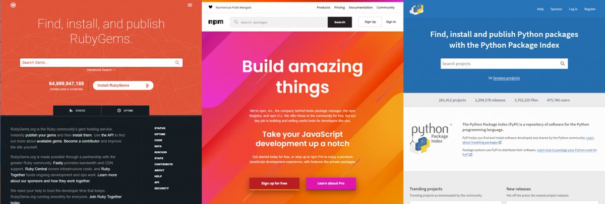 wcs_cloud's tweet image. #DependencyConfusion: tramite l&apos;#override di pacchetti #opensource di dipendenze, ricercatore simula #attacco alla #supplychain di 35 colossi #hitech (#Apple #Microsoft #PayPal #Shopify #Netflix #Tesla #Uber...)👉securityopenlab.it/news/1094/atta… #typosquatting #cybersecurity @eteria_cloud