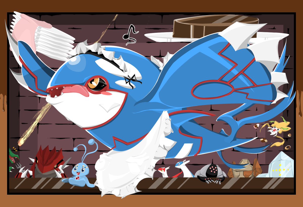 カイオーガ イラスト カイオーガ イラスト 書き方