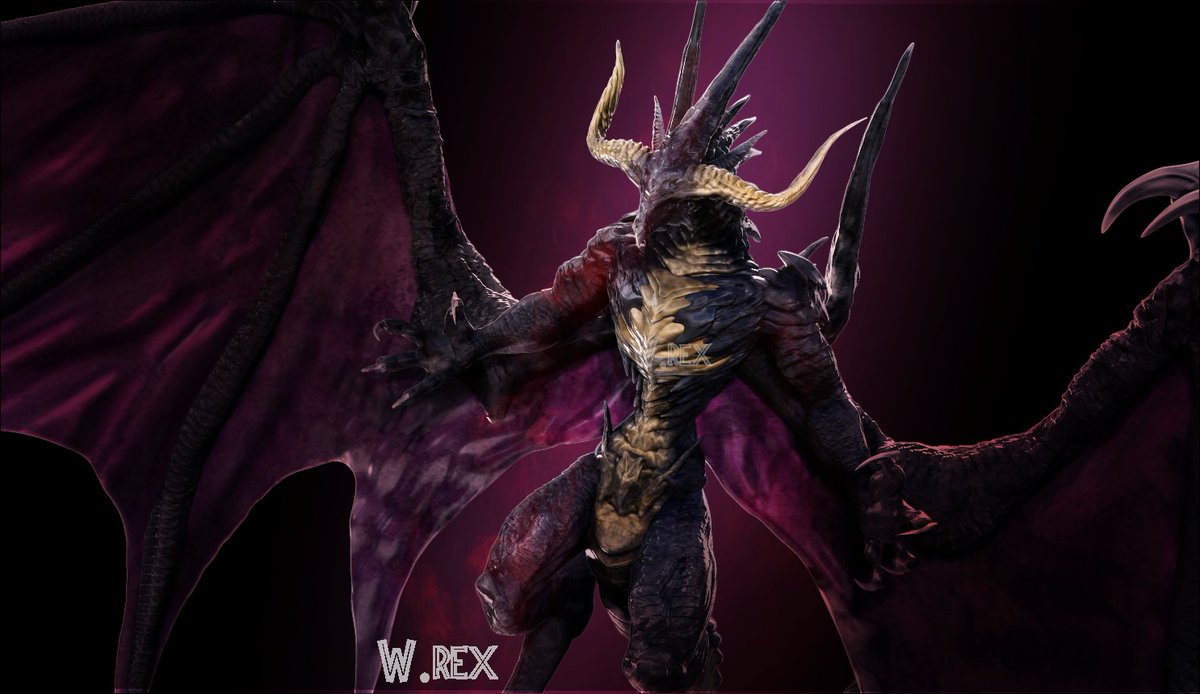 vankev's tweet photo. B - #bahamut
#abcfanartchallenge
#abcfanart #abcfanarts #dragon #finalfantasy #ff #ff9 #3dmodel https://t.co/s9zaEJy2cP