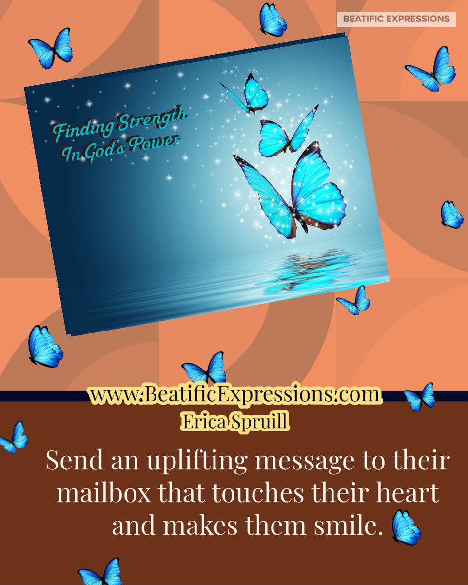 EricaS927's tweet photo. Send an encouraging word to your family or your team.
Let them know they are in your thoughts, though sight unseen
Remind them where their strength lies
And who is with them through the lows and the highs.

#BeatificExpressions #EricaSpruill #SendACard #Stationery #GreetingCards https://t.co/0GudgS6DLK