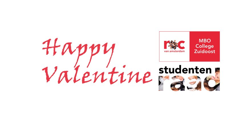 Happy Valentine, studenten, docenten, ondersteunende medewerkers, managers, directieleden en iedereen buiten <a href="/MBOZuidoost/">MBO College Zuidoost</a>! Hou vol en blijf positief. #samensterk