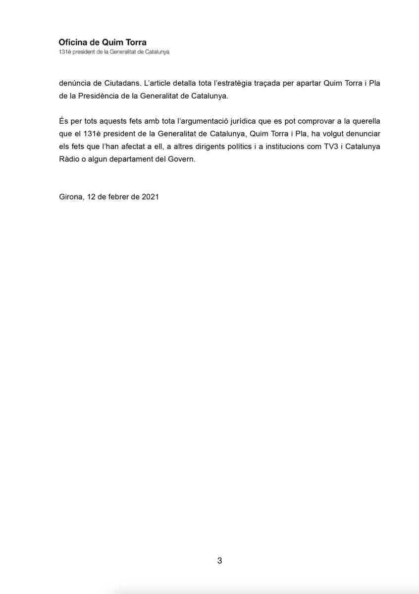 Presento una querella contra Andrés Betancor, el membre de la JEC espanyola que cobrava de Ciutadans i que va participar en les causes contra mi i altres independentistes de manera completament irregular.