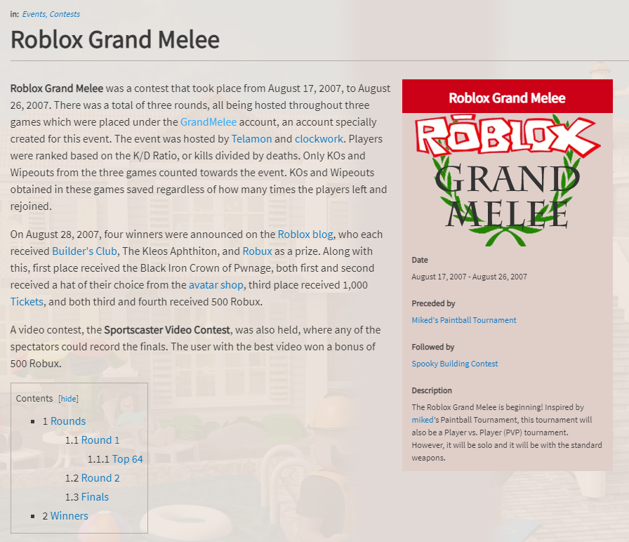 Old Roblox Facts On Twitter Links Roblox Grand Melee Wiki Page Https T Co N2hcsgkpwe Empty Baseplate Game Https T Co Xpoomyreq4 Grand Melee Game Https T Co Fjzziaaxlu Grandmelee Account On The Roblox Wikia Https T Co F16imjqrk1 - roblox grand melee wiki roblox wiki miked Old Roblox Facts On Twitter Links Roblox Grand Melee Wiki Page Https T Co N2hcsgkpwe Empty Baseplate Game Https T Co Xpoomyreq4 Grand Melee Game Https T Co Fjzziaaxlu Grandmelee Account On The Roblox Wikia Https T Co F16imjqrk1 - roblox wiki miked