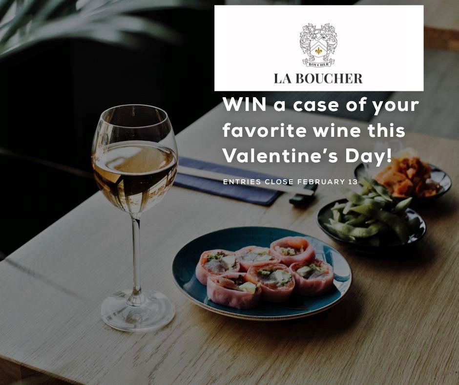 La Boucher Wines on Twitter "Win a case of La Boucher wine for