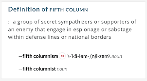 Ignoring the last thirty years, Farage actually defended a UKIP candidate’s use of the slur “ch*nky”.Can you see what he is yet?Following the Westminster attack, Farage spoke of a “fifth column living inside these European countries” on Fox News. Farage IS the fifth column.
