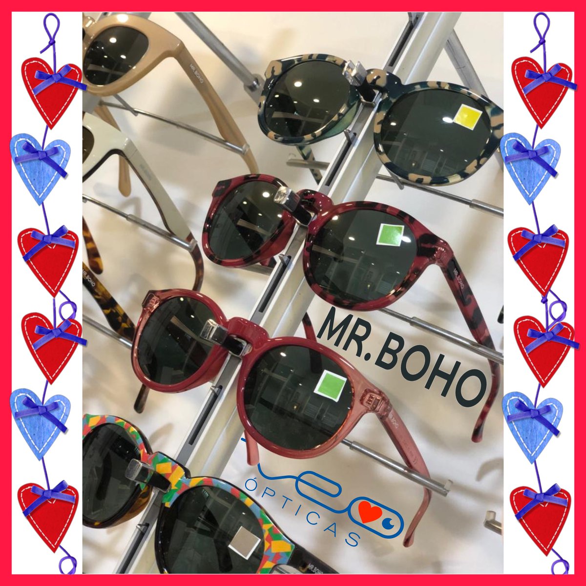 VeoOpticas's tweet photo. 👩‍❤️‍👨 ¿QUÉ REGALAR EN SAN VALENTÍN? 👩‍❤️‍💋‍👩
⠀
 ⓅⓇⓄⓅⓄⓈⒾⒸⒾⓄⓃ 1️⃣: Nueva colección de Mr Boho
⠀
♥️💞💓💘💝❤️❣️💕💗
💟 VEO CORAZONES 💖
♥️💞💓💘💝❤️❣️💕💗 
⠀
#veoSanValentin #veoRegalos #veoAhorro #veoCorazones #veoGafas #veoMrBoho #Veoopticas https://t.co/HIMabB514U
