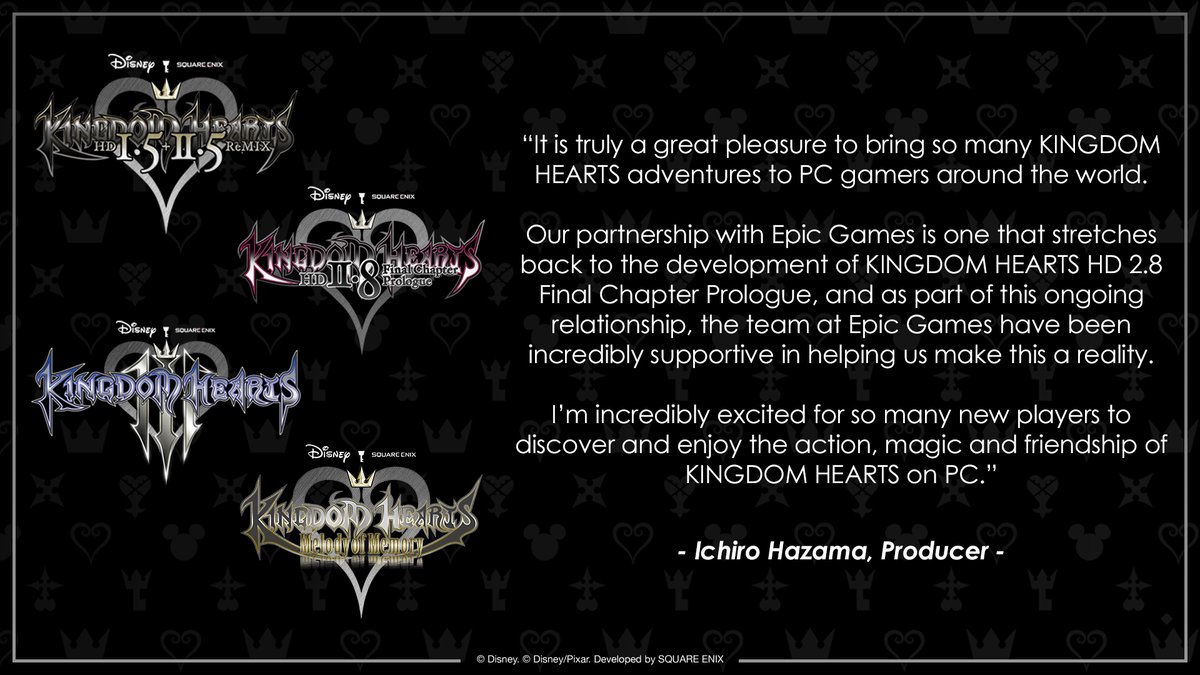 Square Enix назвала выход серии Kingdom Hearts в EGS результатом «долгосрочного партнёрства»