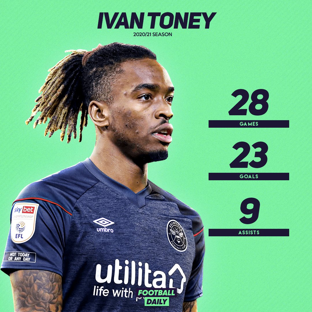 footballdaily's tweet photo. 📊⭐️Ivan Toney's record for Brentford so far this season https://t.co/RyM348nG2u