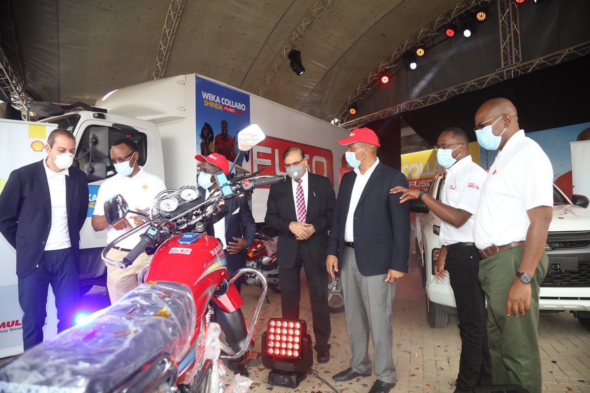 #WekaCollabo prizes include; Five 150 cc motorbikes to be awarded weekly, 5 daily Shell e-vouchers worth Ksh 5,000 each, and 400 daily winners of airtime vouchers worth Ksh 100 each.

#ShindaFusoFi