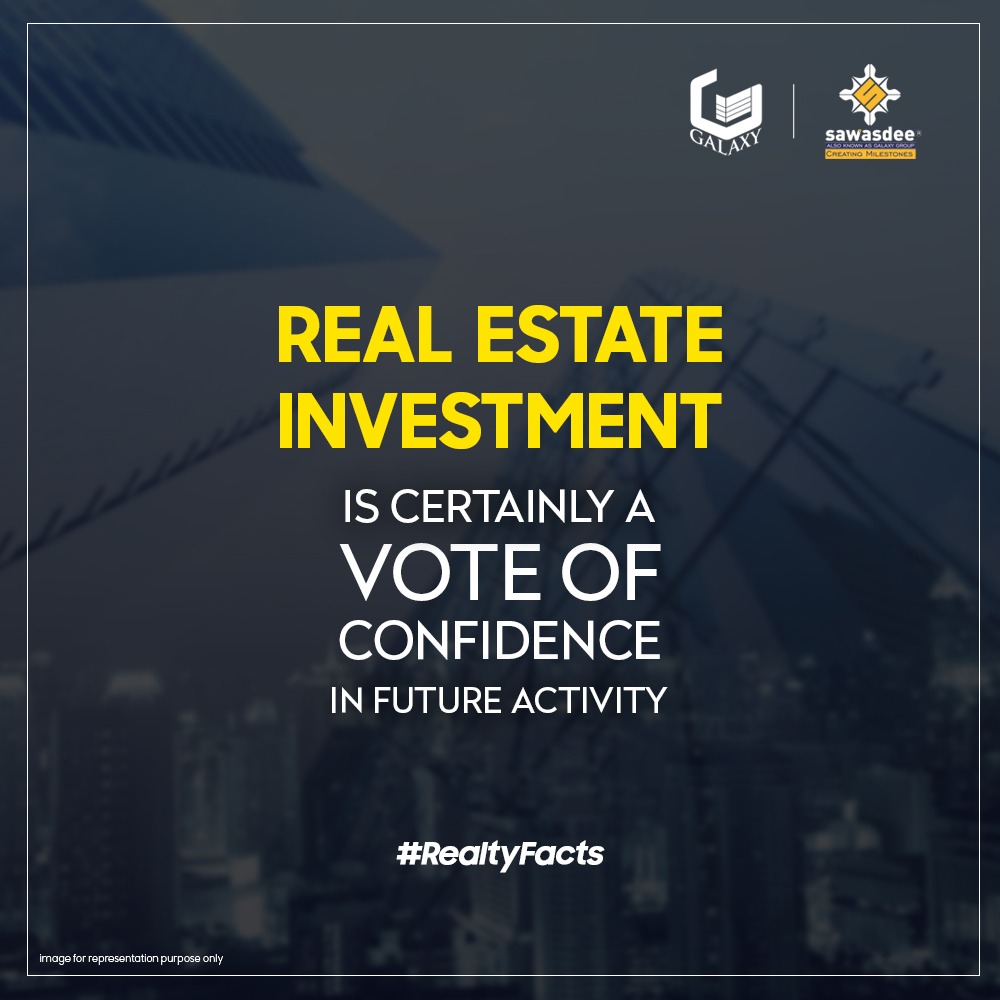 thegalaxy_group's tweet photo. #RealtyFacts
Just like working out ensure a healthy body,
Investment in Realty ensures healthy financial returns.
#RealEstate #GalaxyGroup #Sawasdee #CommercialRealEstate #Investment #RealEstateAdvice #CommercialRetail #Properties #Facts https://t.co/0MTXeUFu2A