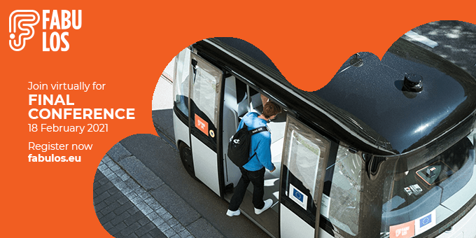FABULOSPCP's tweet photo. Join the FABULOS Final conference to learn how Iseauto, Gacha and Navya #AutonomousVehicles tackled the demanding field tests, what are the key learnings from the pilots and plans for
commercialisation of the #robotbus services. #H2020 #SmartCities #urbanplanning #SmartMobility https://t.co/I0kHZQ1aaX