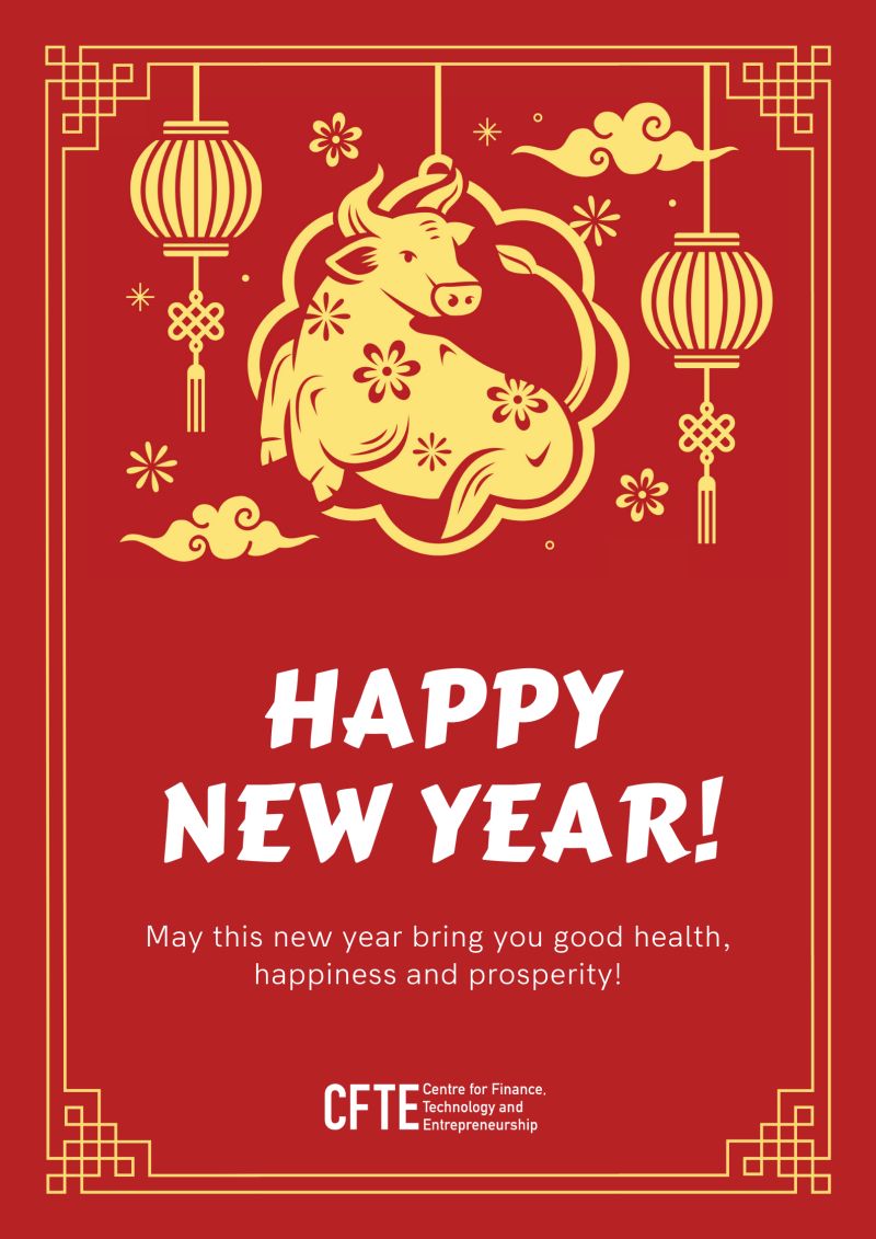 We would like to send you all our warmest wishes to partners, friends, and community of learners good #Health, #Happiness, #Prosperity, Blessings in the New Year of the Ox. Xin Chuc Mung Nam Moi Tết Tân Sửu! Happy #LunarNewYear 2021! #CFTE #Friends #AlumniCFTE