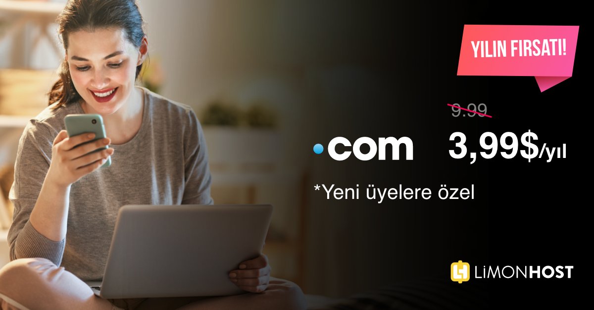 limoncloud's tweet image. 🚀Yılın #domain kayıt fırsatı - .com sadece 3,99$
🎉Dünyanın en popüler alan adına sahip olmak için hemen üye olun: bit.ly/3rJpkvC

#comdomain #limonhost #domainsale #alanadı