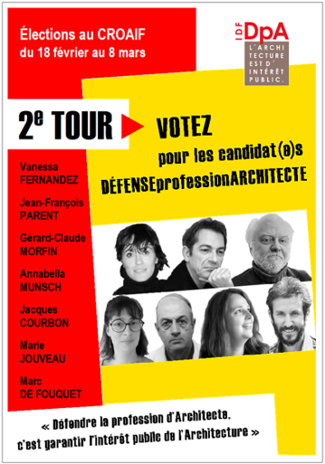 ArchiDpA's tweet photo. Chers amis #architectes, voter pour des personnes représentant vos idées ! 
#teamarchi #CROAIF https://t.co/0Q5whVgVYN