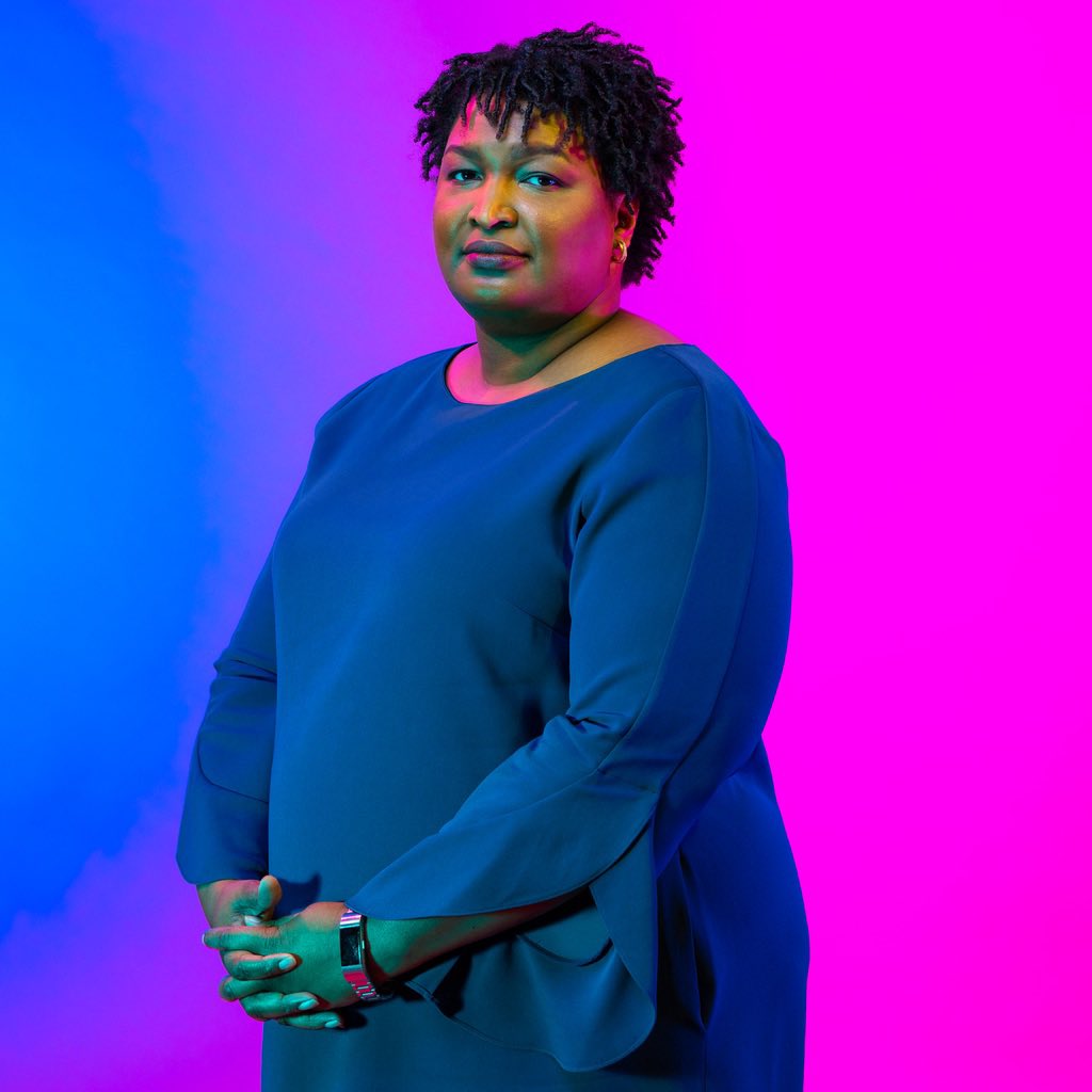 MarkESolan's tweet photo. @staceyabrams is a politician and voting rights activist. Abrams served in the Georgia House of Representatives from 2011-2017. Abrams was recently nominated for the Nobel Peace Prize for her work registering voters in the state of Georgia. #BlackHistoryMonth #RCSAllIn https://t.co/s2Ow8iKvhy