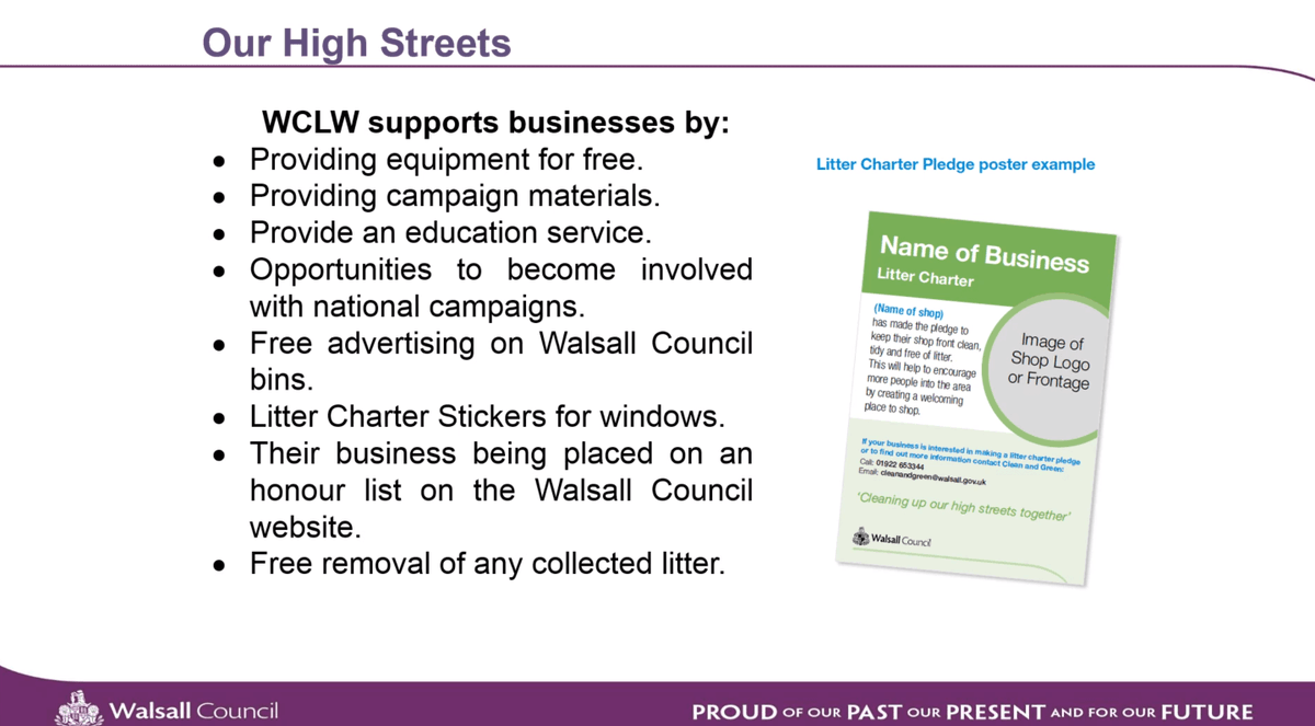 apseevents's tweet photo. Walsall Community Litter Watch - tackling litter issues within Walsall through engagement with all aspects of the community 👀🚮
Richard Upton & Beth Deeley @WalsallCouncil are up next to discuss working with businesses and schools to clean up local high streets #apsestreets https://t.co/894UOsCR2l