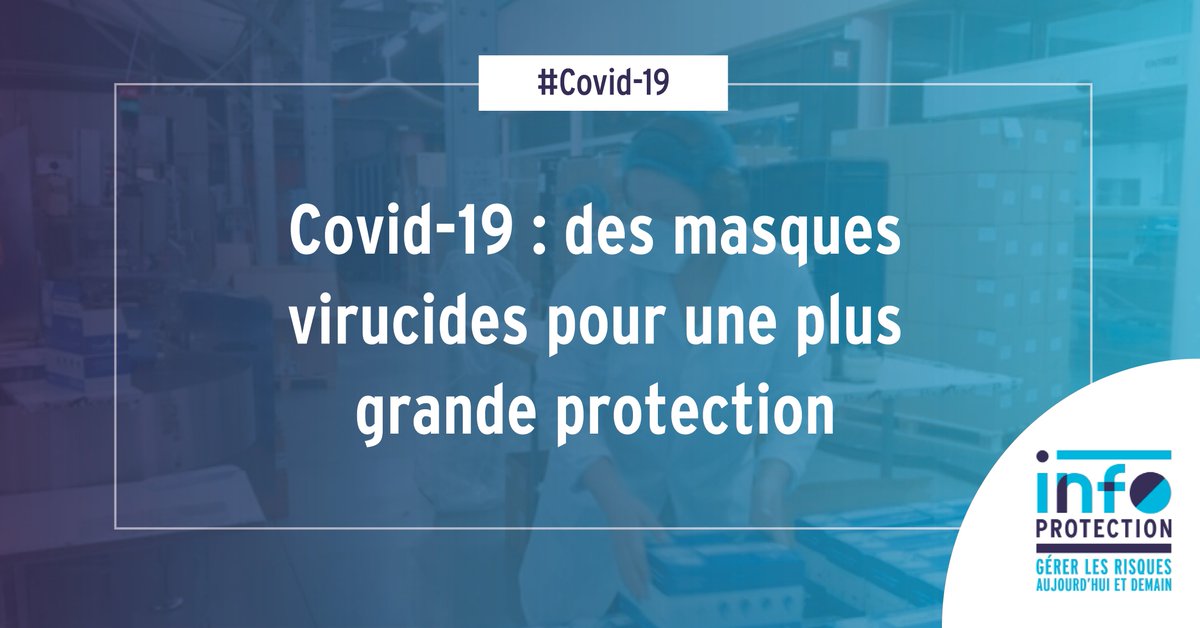 expoprotection's tweet image. [#covid_19] Des masques capables d&apos;éliminer le Covid : une innovation qui pourrait protéger les employés dont l&apos;activité ne leur permet pas de travailler de chez eux. 
ow.ly/dTE650DvkfH

#Infoprotection #EPI #PaulBoyéTechnologies