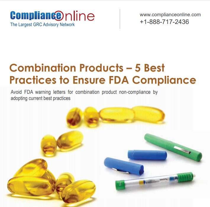 Download Whitepaper Now! bit.ly/2MSemVQ

#cgmp #fda #fda483 #fdacompliance #combinationproducts